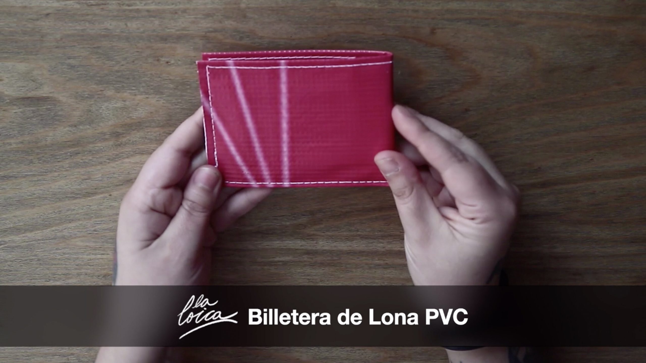 Tutorial Billetera de Lona PVC