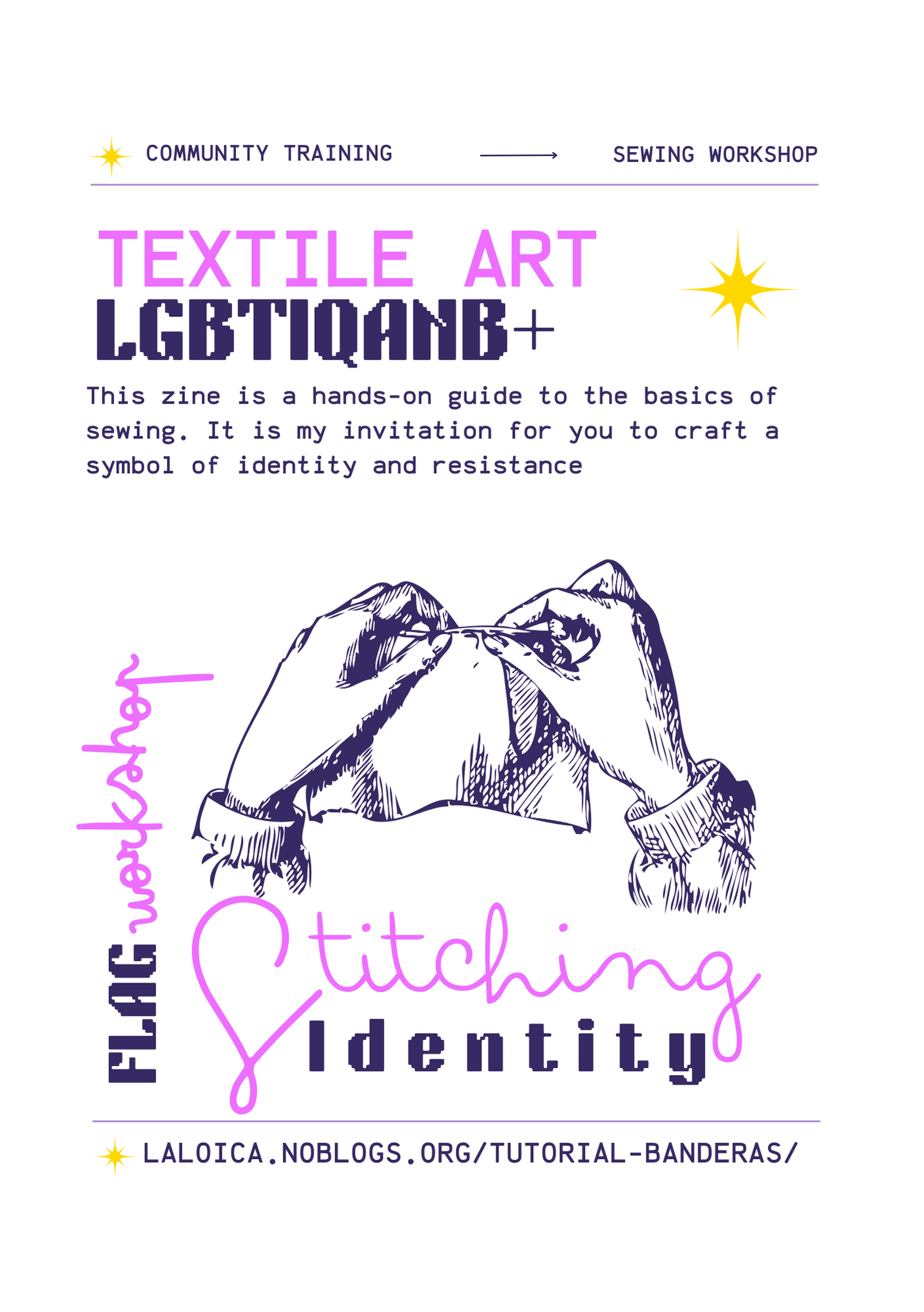 Zine Stitching Identity